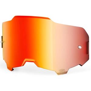 Vetro rosso iridato per occhiali 100% ARMEGA