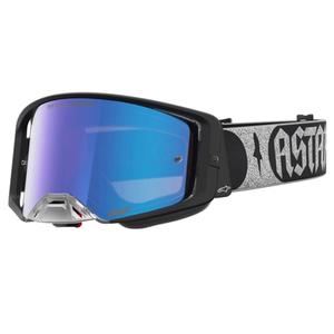 Occhiali da motocross Alpinestars Supertech Atrox neri-argento