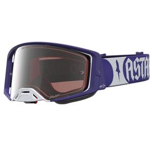Occhiali da motocross Alpinestars Supertech Atrox blu-bianchi