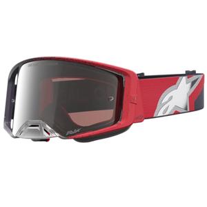 Occhiali da motocross Alpinestars Supertech neri-rossi