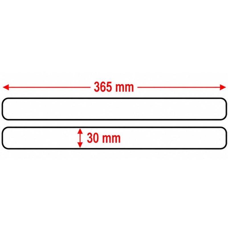 Set di adesivi Stampa Kit universale grande HDR285 trasparente