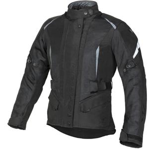 Giacca da motociclista da donna Ayrton Teresa II Flow nero-grigio - seconda scelta - II. qualità