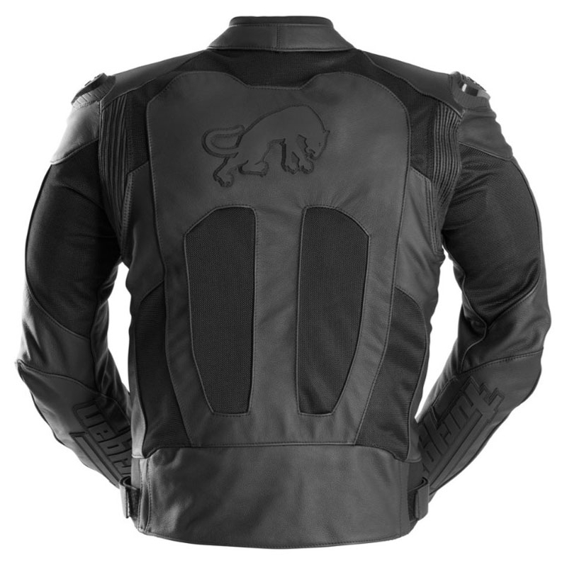 Giacca da moto in pelle Furygan Speed Mesh 3 nera - seconda qualità - II. qualità
