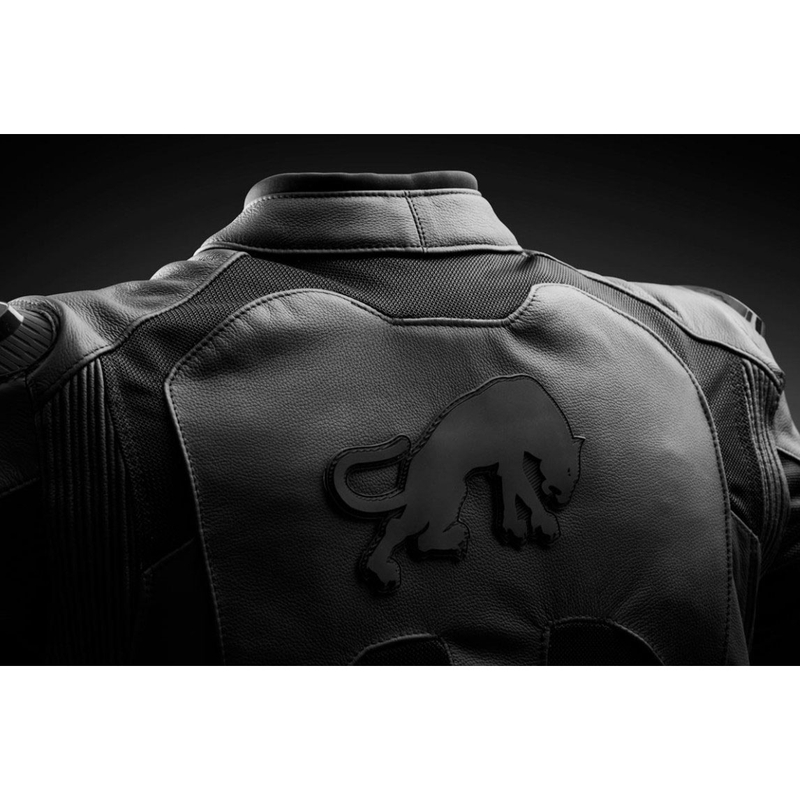 Giacca da moto in pelle Furygan Speed Mesh 3 nera - seconda qualità - II. qualità