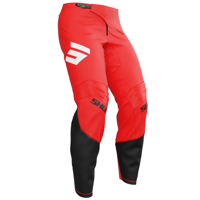 Pantaloni da motocross Shot Draw Private rossi - II qualità - II. qualità