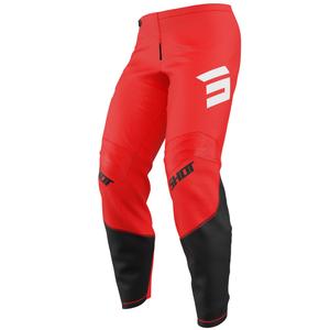 Pantaloni da motocross Shot Draw Private rossi - II qualità - II. qualità