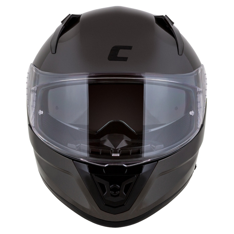 Casco integrale da moto Cassida Aero Super Mono nero lucido cromato-nero - II. qualità