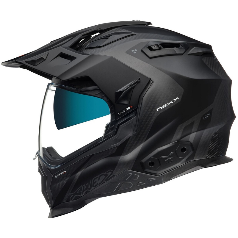 Casco da enduro NEXX X.Wed 2 Vaal Carbon Black Saldi - II. qualità