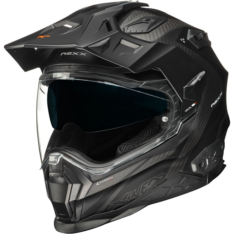 Casco da enduro NEXX X.Wed 2 Vaal Carbon Black Saldi - II. qualità