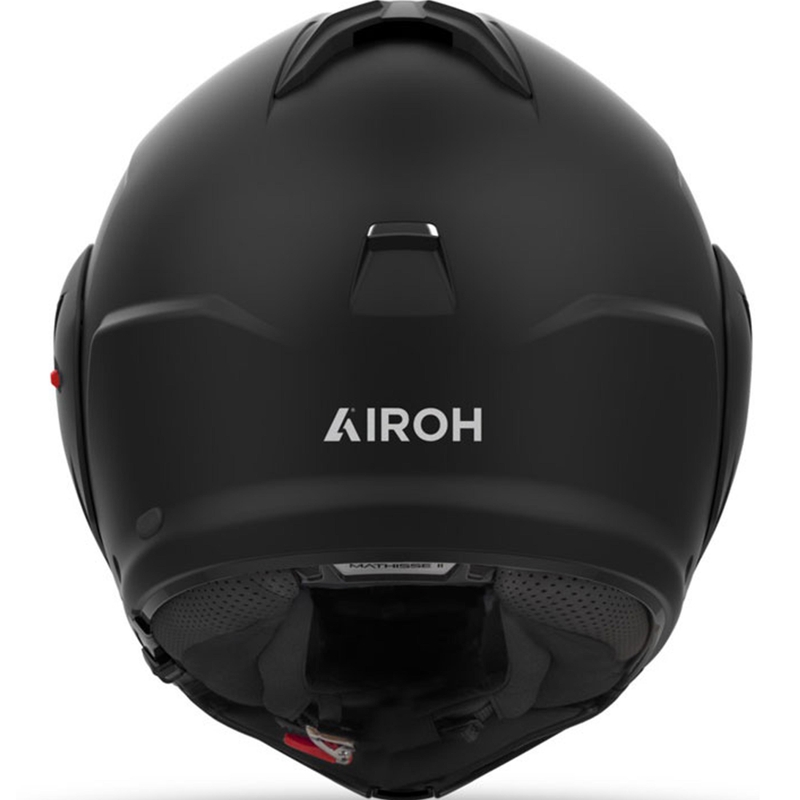 Casco da moto Airoh Mathisse 2 Color flip-up nero opaco - II. qualità