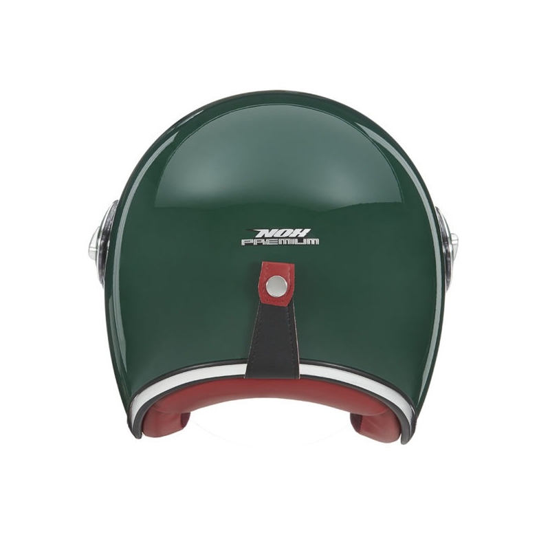 Casco moto aperto NOX PREMIUM Heritage verde - II. qualità