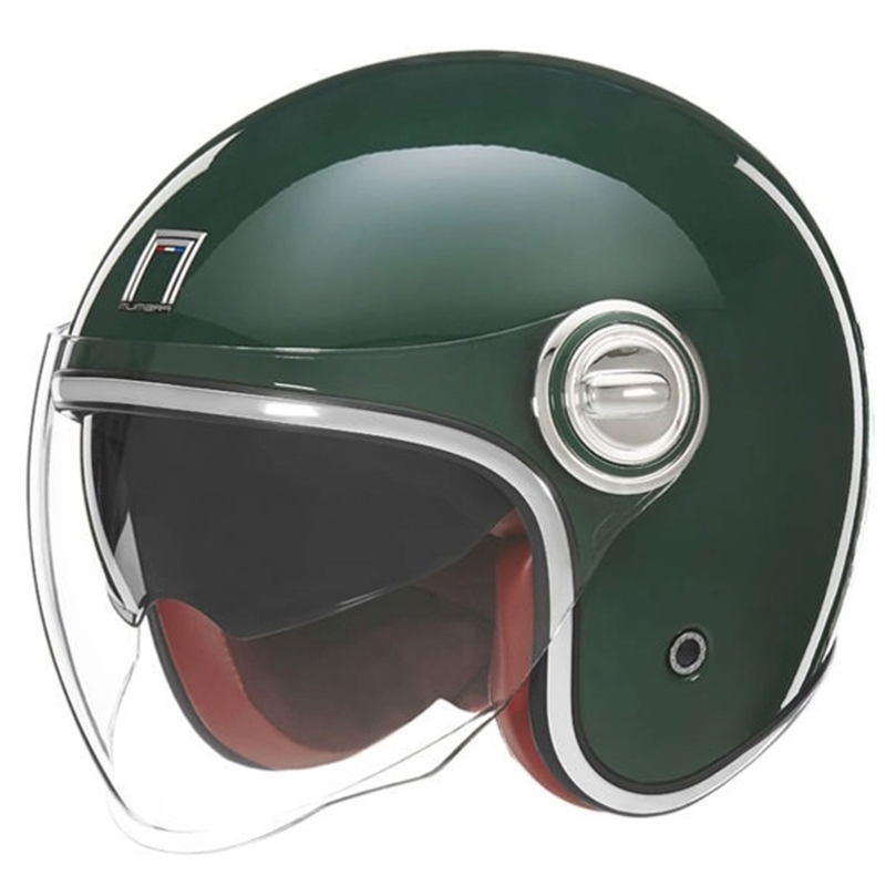 Casco moto aperto NOX PREMIUM Heritage verde - II. qualità