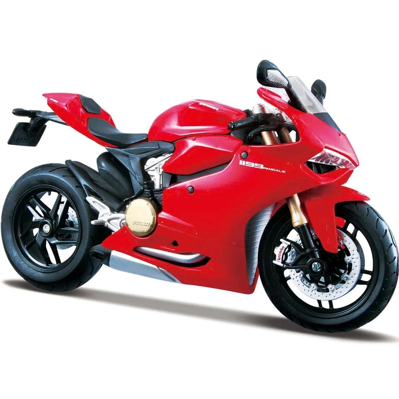 Maisto Ducati 1199 Panigale modello di moto 1:12 rosso