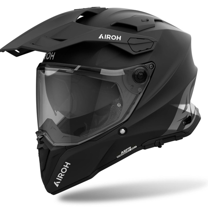 Casco da enduro Airoh Commander 2 Colore nero opaco - II qualità - II. qualità