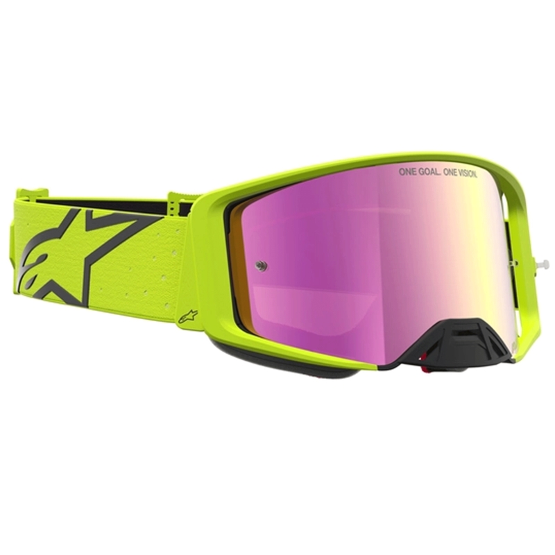 Occhiali da motocross Alpinestars Supertech Vesta giallo fluo-nero
