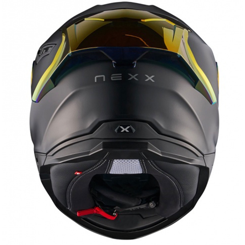 Casco integrale da moto NEXX Y.100R Subsonic nero opaco-rosso - II. qualità Saldi