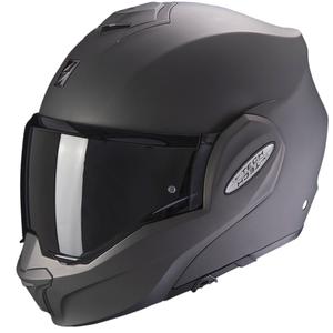 Casco moto pieghevole Scorpion EXO-TECH EVO Solid antracite opaco - II. qualità
