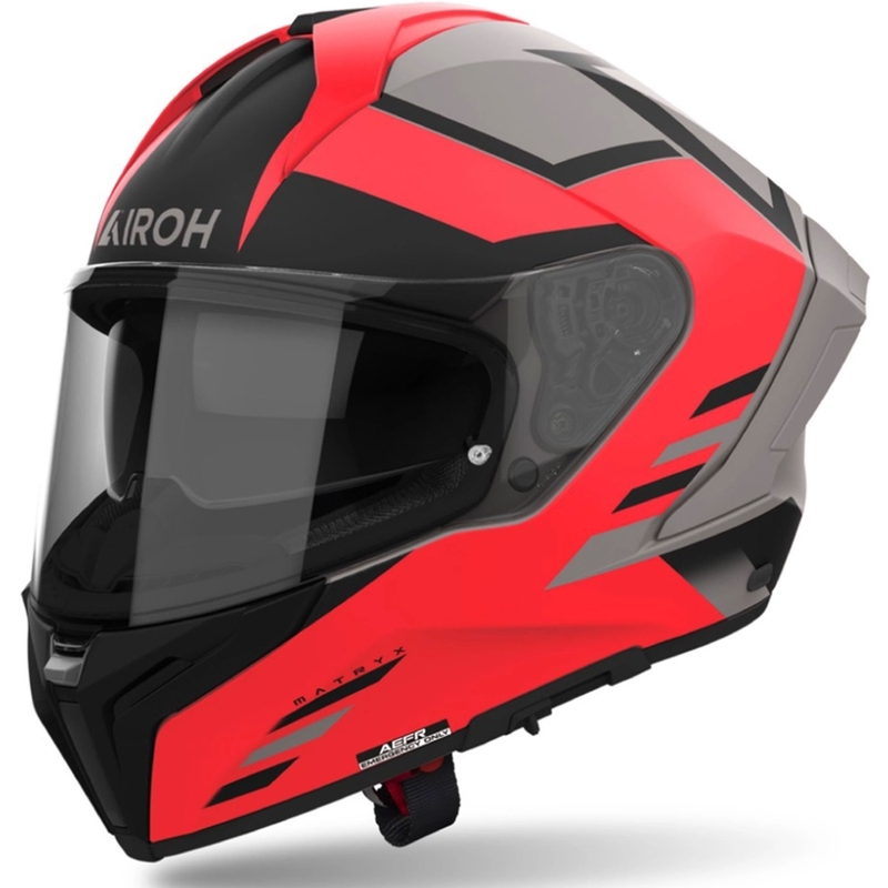 Casco integrale Airoh MATRYX Thron arancione opaco