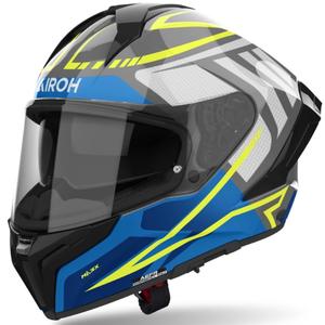 Casco moto integrale Airoh MATRYX Rider blu lucido