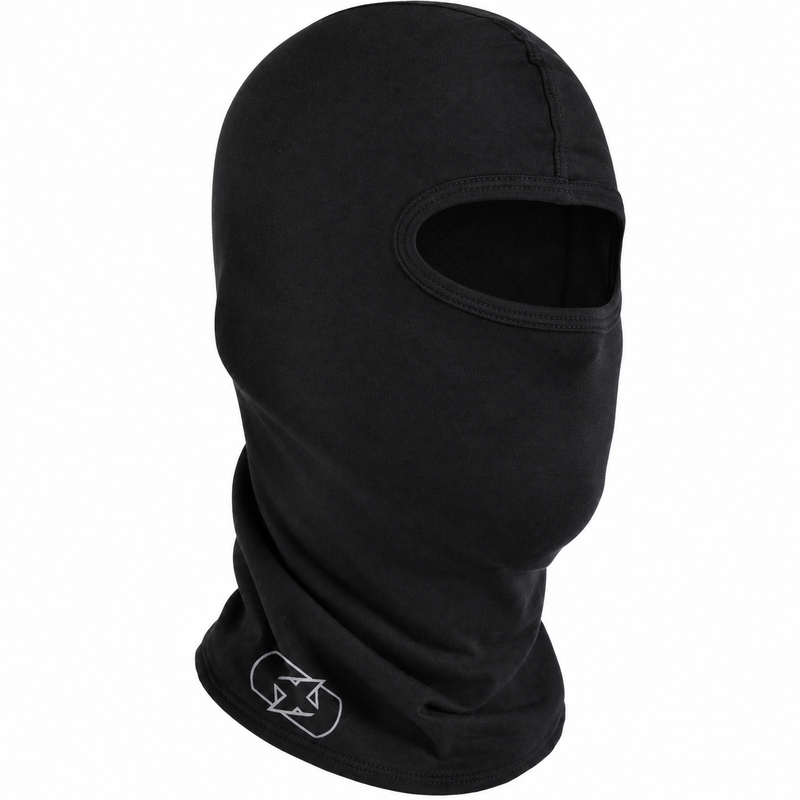 Cappuccio da moto Oxford Balaclava Deluxe in lana merino nero
