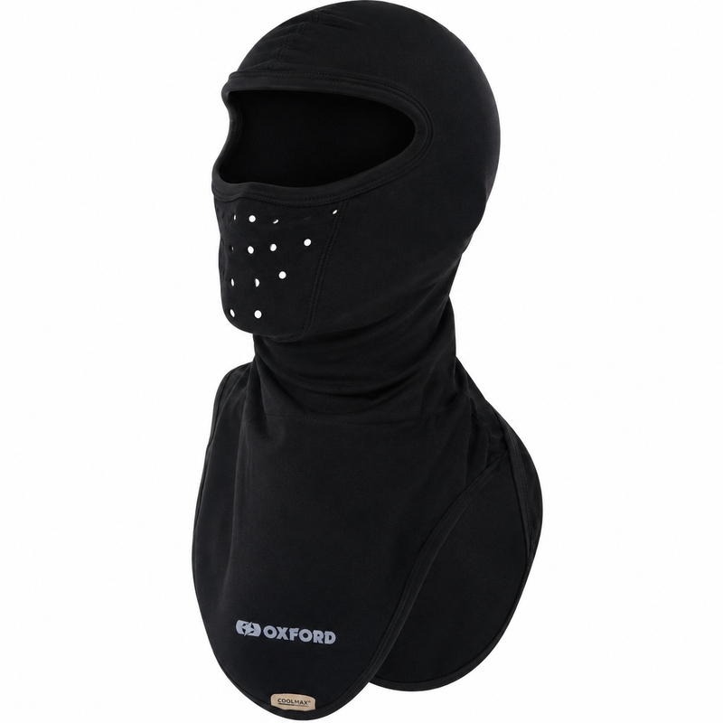 Cappuccio da moto Oxford Balaclava Deluxe Micro Fleece nero