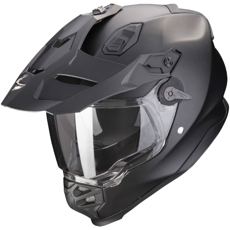 Casco moto enduro SCORPION ADF-9000 AIR Nero perla solido opaco - II. qualità