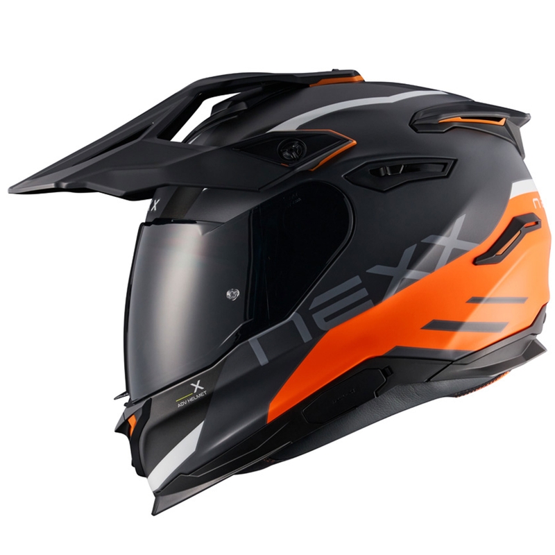 Casco moto enduro NEXX Y.TRAVL Quest arancione opaco - II. qualità Saldi