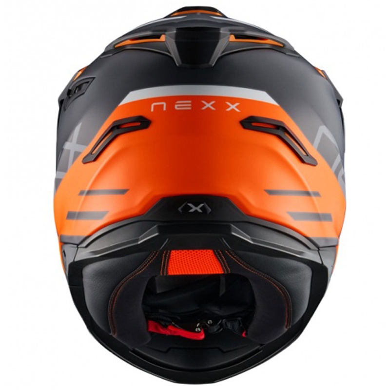 Casco moto enduro NEXX Y.TRAVL Quest arancione opaco - II. qualità Saldi