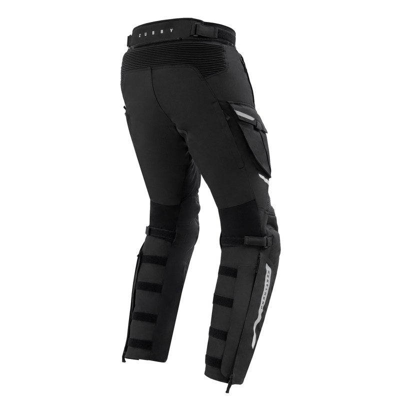 Pantaloni da moto Rebelhorn Cubby V, neri - seconda scelta - II. qualità