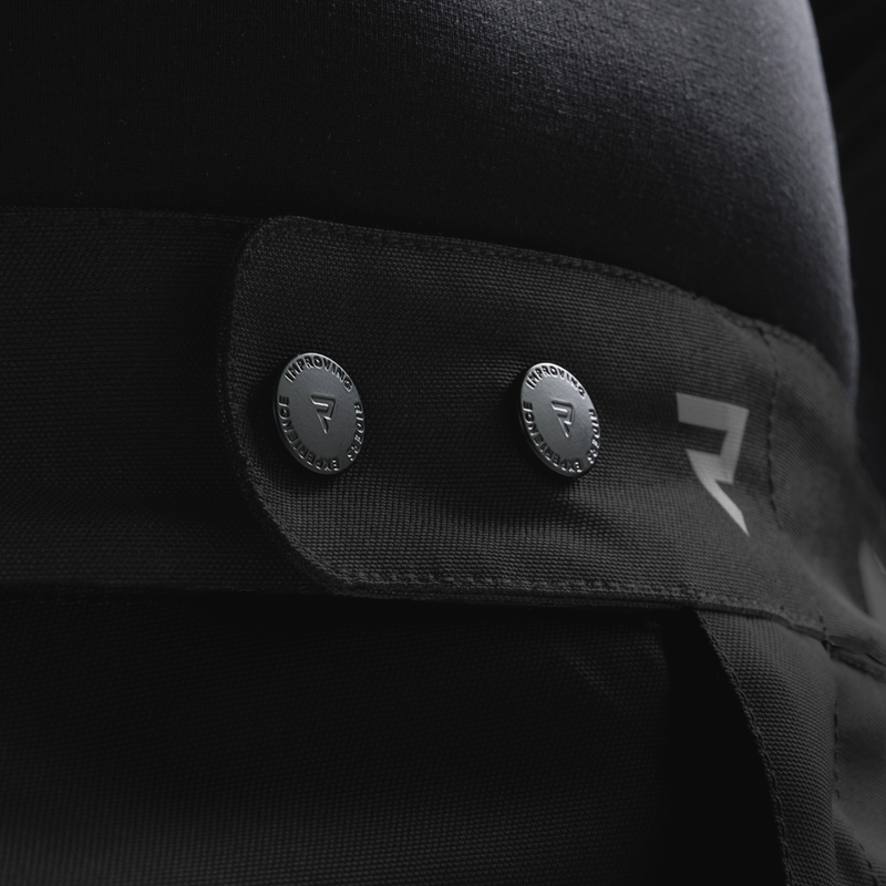 Pantaloni da moto Rebelhorn Cubby V, neri - seconda scelta - II. qualità