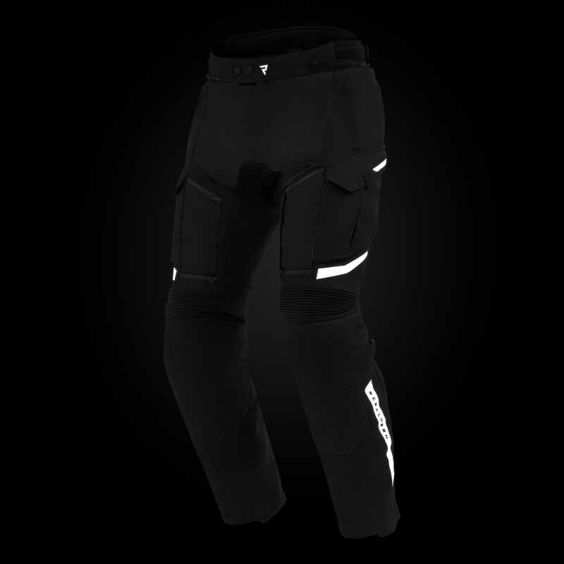 Pantaloni da moto Rebelhorn Cubby V, neri - seconda scelta - II. qualità