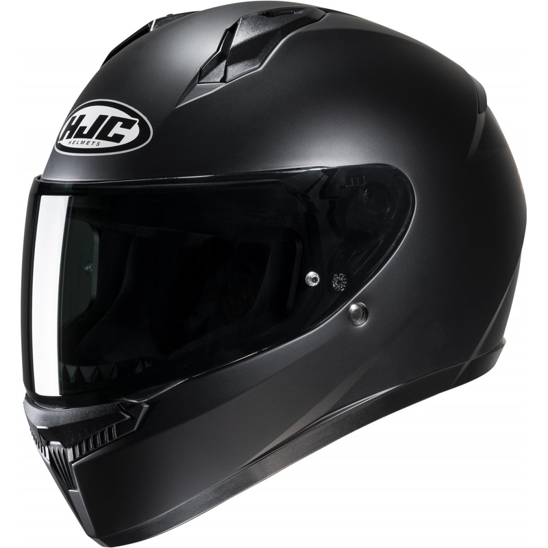 Casco da moto integrale semi piatto HJC C10 Solid nero - II. qualità