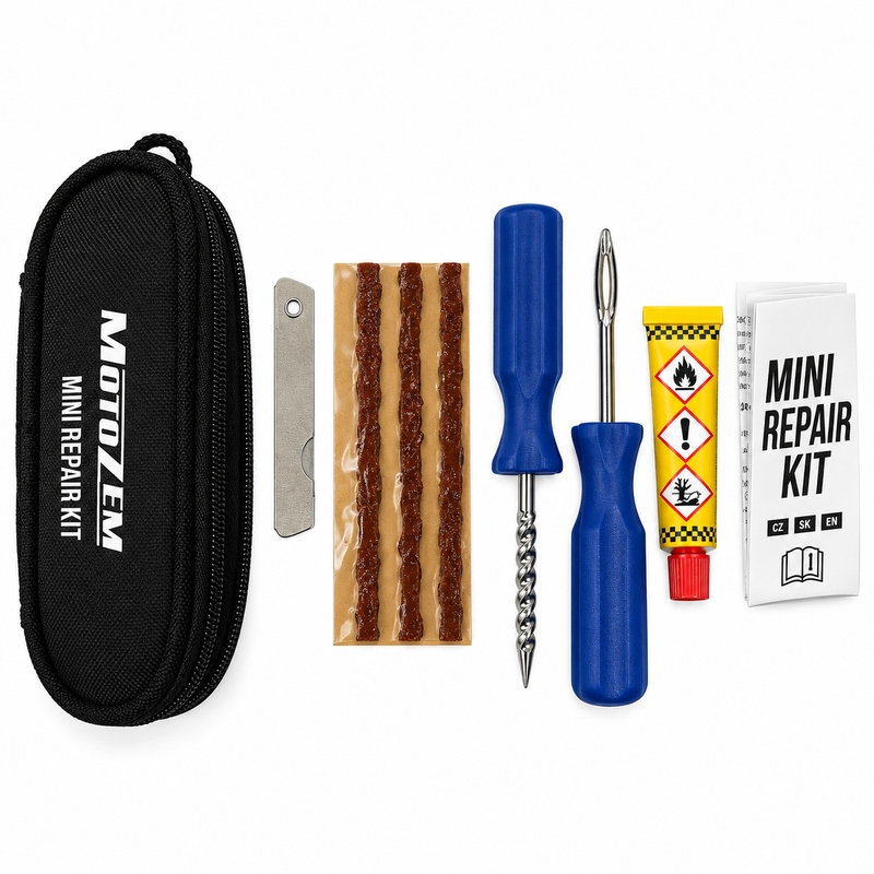 Mini kit di riparazione MotoZem nero
