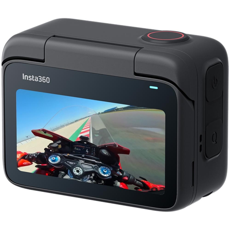 Insta360 GO 3S Action Camera da moto per casco, colore nero