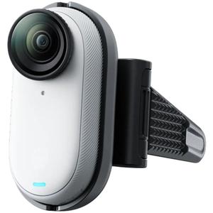 Supporto POV Insta360 per casco, compatibile con GO 3/GO 3S, colore nero.