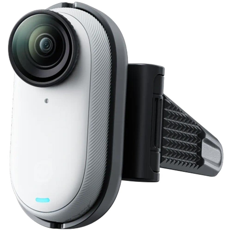 Supporto POV Insta360 per casco, compatibile con GO 3/GO 3S, colore nero.