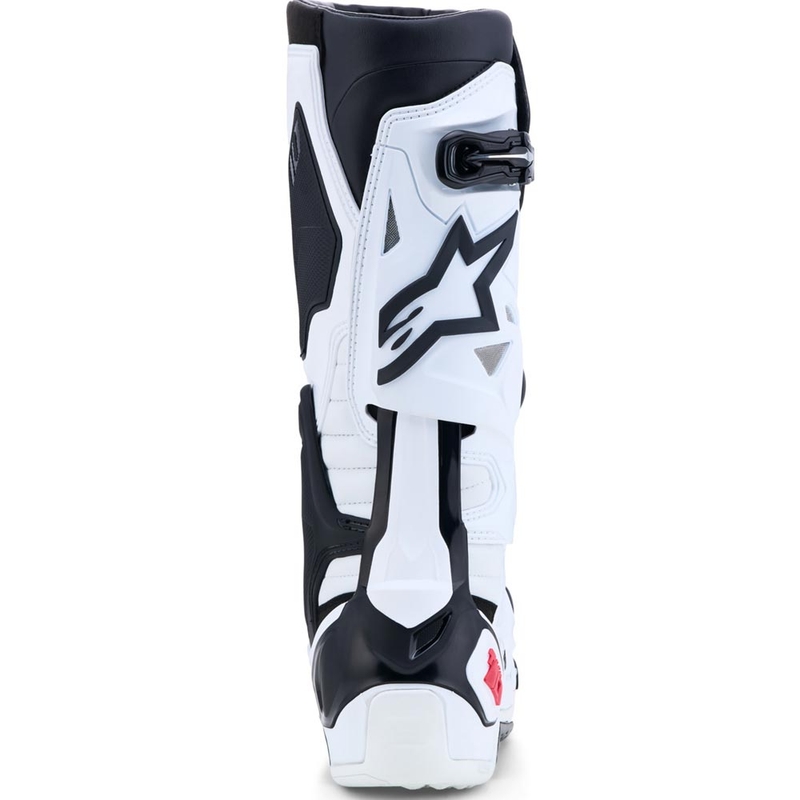 Stivali da motocross Alpinestars TECH 10 bianco-nero-rosso