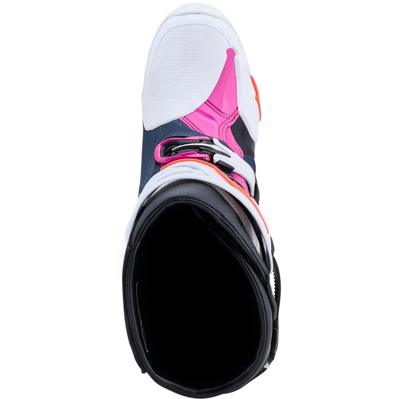 Stivali da motocross Alpinestars TECH 10 Supervented blu scuro-bianco-nero-viola