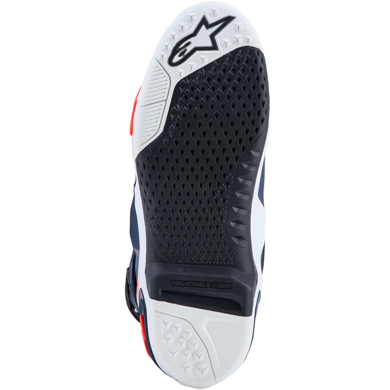 Stivali da motocross Alpinestars TECH 10 Supervented blu scuro-bianco-nero-viola