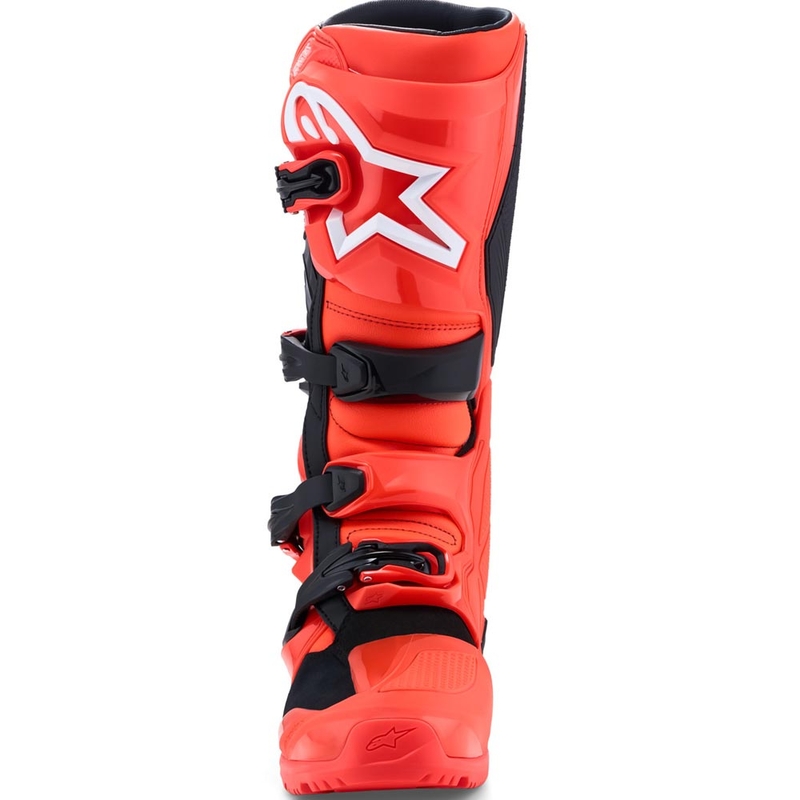 Stivali da moto Alpinestars TECH 7 Enduro rosso fluo-nero