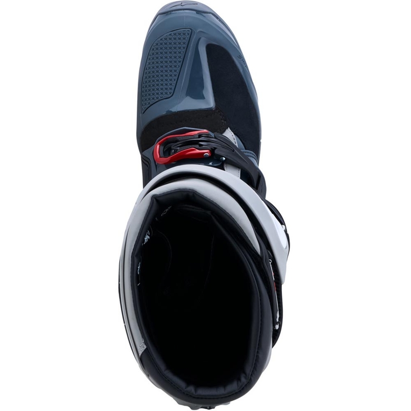 Stivali da moto Alpinestars TECH 7 Enduro Drystar Grigio scuro-Grigio chiaro-Rosso