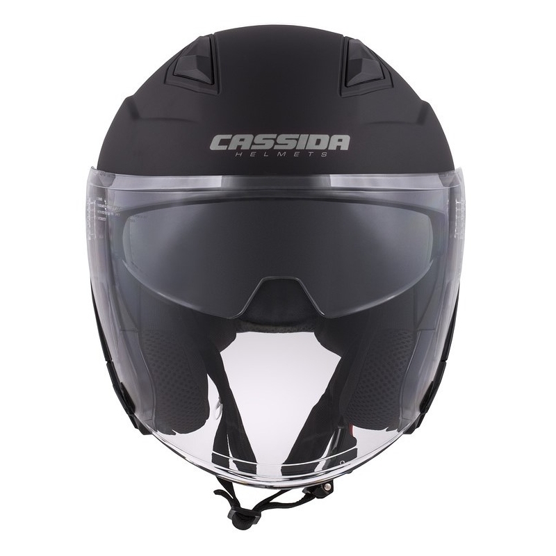Casco moto Cassida Jet Tech Open Nero Opaco