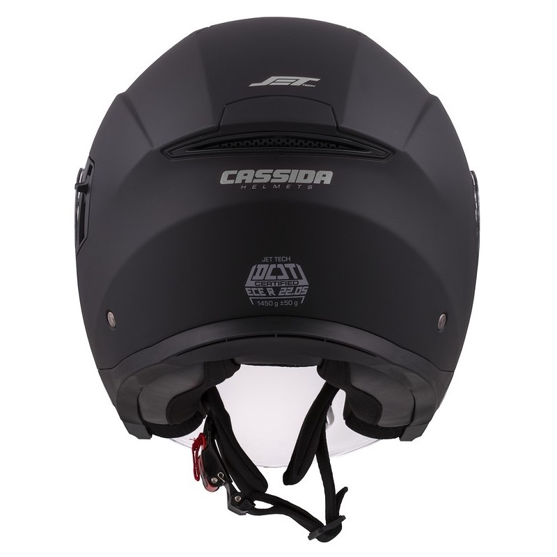 Casco moto Cassida Jet Tech Open Nero Opaco