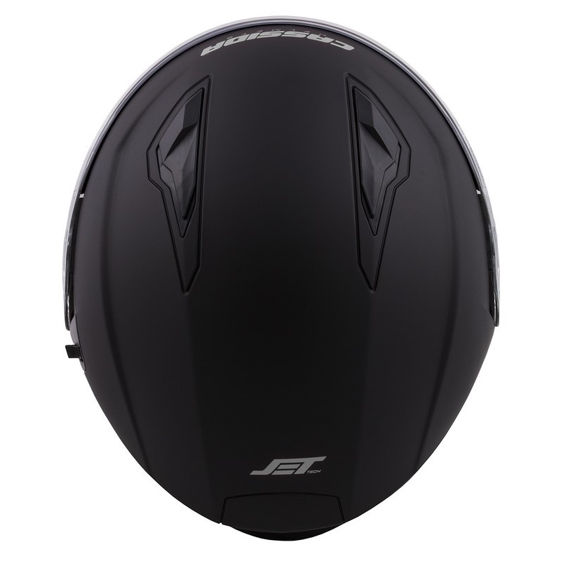 Casco moto Cassida Jet Tech Open Nero Opaco