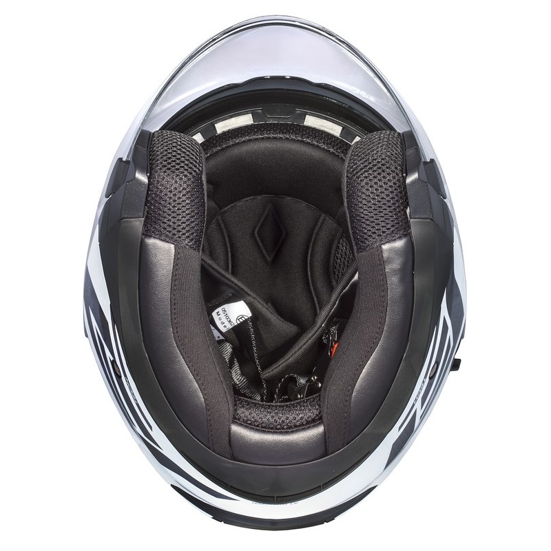 Casco moto Cassida Jet Tech Corso Open Bianco e Nero