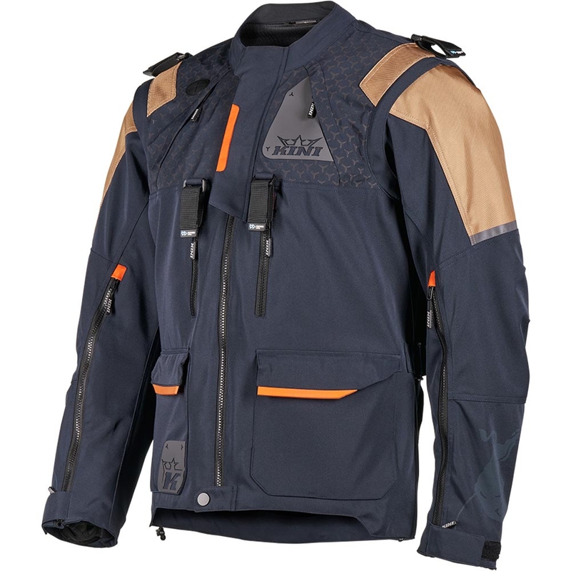 Giacca da motocross KINI Red Bull EXC 2.0 antracite-beige