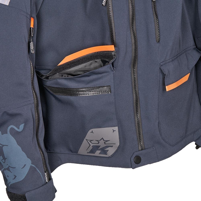 Giacca da motocross KINI Red Bull EXC 2.0 antracite-beige