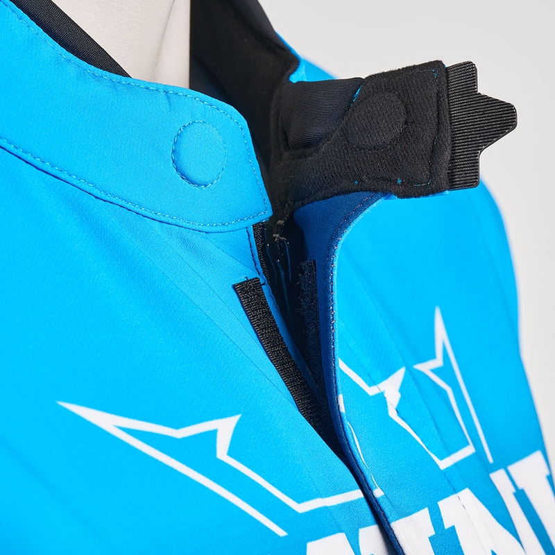 Giacca da motocross KINI Red Bull 1.0 Rallye blu-arancione