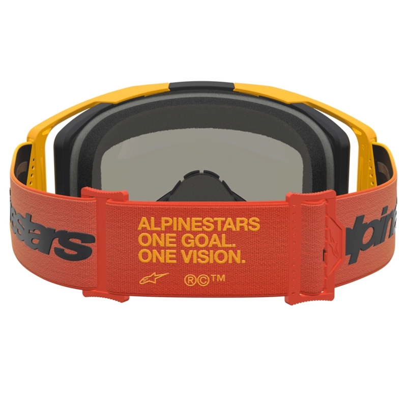 Occhiali da motocross Alpinestars Vision 8 Amber giallo-rosso-nero
