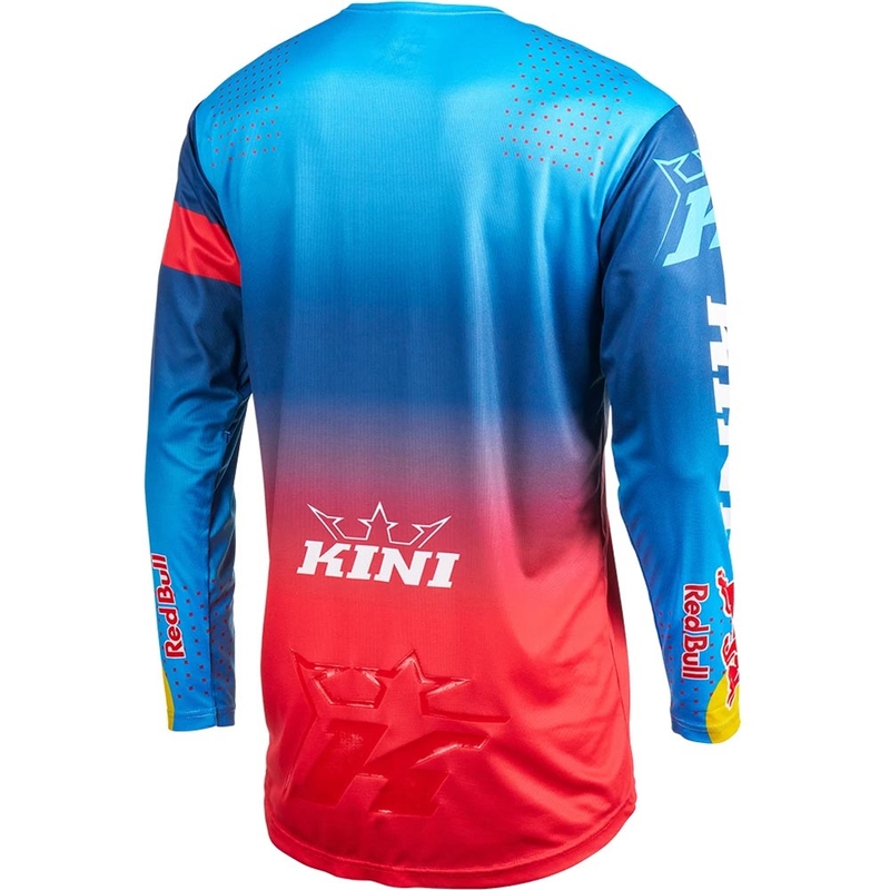 Maglia da motocross KINI Red Bull 2.0 MXC blu-rosso